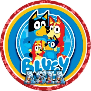 Opłatek na tort BLUEY 3