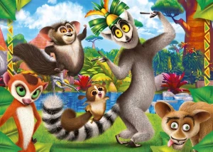Opłatek na tort PINGWINY Z MADAGASKARU 25/78