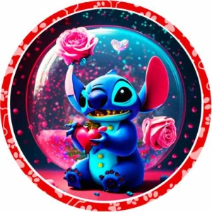 Opłatek na tort LILO i STITCH (8)