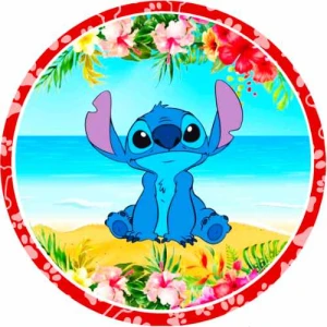 Opłatek na tort LILO i STITCH (12)