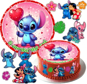 Opłatek na tort LILO i STITCH XLIS 1
