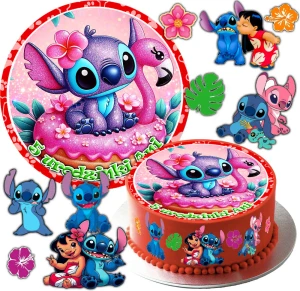 Opłatek na tort LILO i STITCH XLIS 2