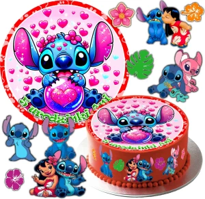 Opłatek na tort LILO i STITCH XLIS 4