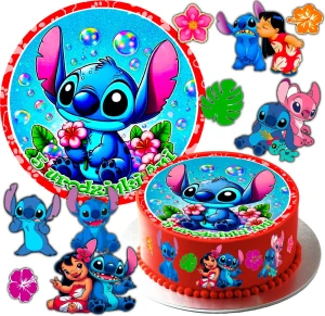 Opłatek na tort LILO i STITCH XLIS 7