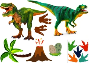 Opłatek  DINOZAURY postacie