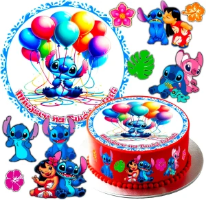 Opłatek na tort LILO i STITCH XLIS 17
