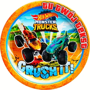 Opłatek na tort HOT WHEELS