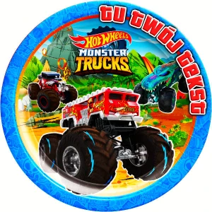 Opłatek na tort HOT WHEELS