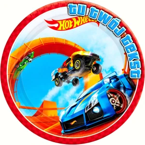 Opłatek na tort HOT WHEELS