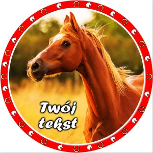 Opłatek na tort KOŃ 112/113