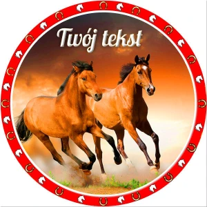 Opłatek na tort KOŃ 02/27