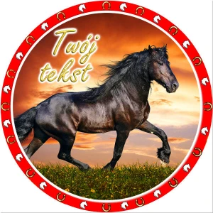 Opłatek na tort KOŃ 17/31