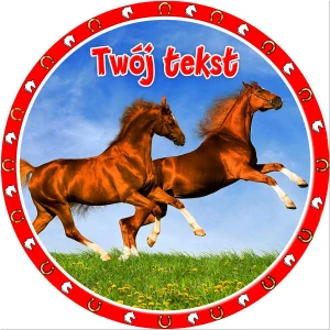 Opłatek na tort KOŃ 03/26