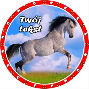 Opłatek na tort KOŃ 05/24