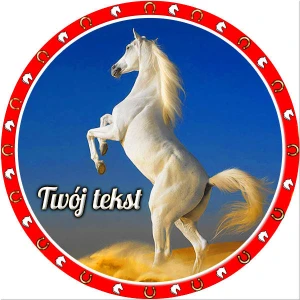 Opłatek na tort KOŃ 15/30