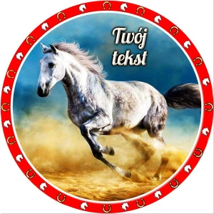 Opłatek na tort KOŃ 97/98