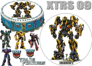 TRANSFORMERS + 4 postacie + 3 logo + dedykacja XTRS 09