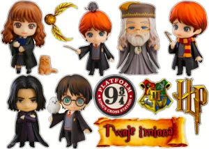 Opłatek na tort HARRY POTTER  postacie na tort