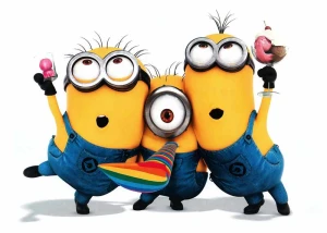 Opłatek na tort MINIONKI 01/18
