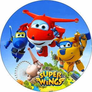 Opłatek na tort SUPER WINGS 19