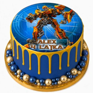Opłatek na tort TRANSFORMERS 47/66