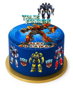 TRANSFORMERS + 4 postacie + 3 logo + dedykacja XTRS 08