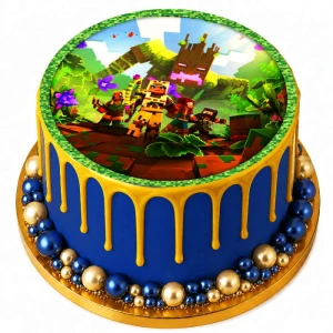Opłatek na tort MINECRAFT 136/123