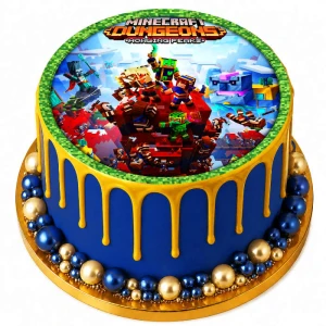 Opłatek na tort MINECRAFT 137/122