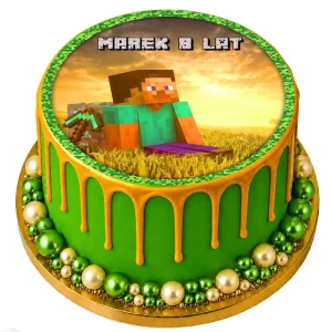 Opłatek na tort MINECRAFT 04/61