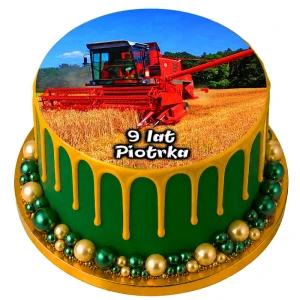 Opłatek na tort Kombajn 06/23