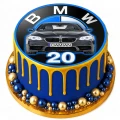 oplatek-na-tort-bmw-BMW-czarny