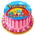 oplatek-na-tort-pokemon-pikachu-okrag-na-gore-tortu-wzor-POK07pink