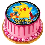 Opłatek na tort POKEMONY (8)