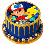 Opłatek na tort POKEMONY wzór 1