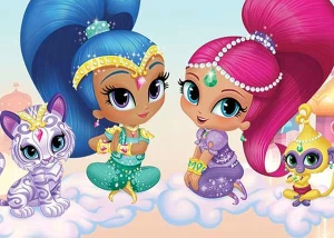 Opłatek na tort SHIMMER I SHINE SIS 25