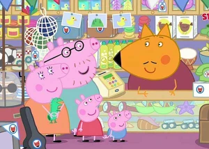 Opłatek na tort ŚWINKA PEPPA  PEP 42