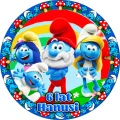 oplatek_na_tort_smerfy_wzor45