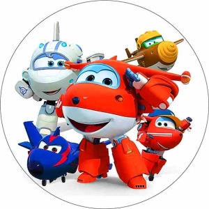 Opłatek na tort SUPER WINGS 18
