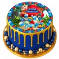 oplatek_na_tort_smerfy_wzor_41