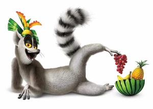 Opłatek na tort PINGWINY Z MADAGASKARU 32/71