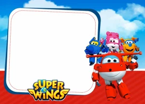 Opłatek na tort SUPER WINGS 09