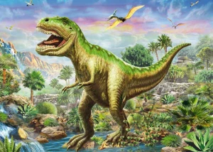 Opłatek na tort DINOZAUR DIN 64/74