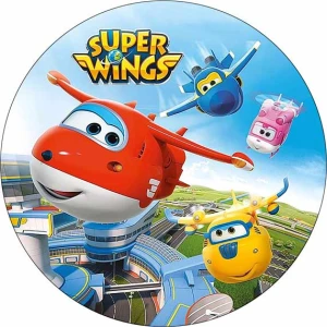 Opłatek na tort SUPER WINGS 17