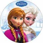 Opłatek na tort FROZEN Lodowa Kraina 50
