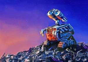 Opłatek na tort WALL-E 09/11