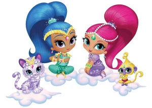 Opłatek na tort SHIMMER I SHINE SIS 27