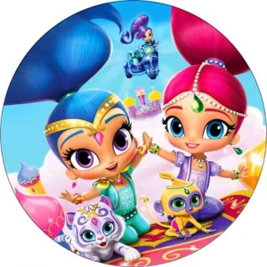 Opłatek na tort SHIMMER I SHINE SIS 02