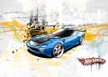 OPŁATEK DEKORACYJNY NA TORT HOT WHEELS