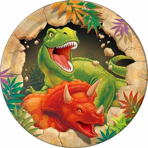 Opłatek na tort DINOZAURY 45