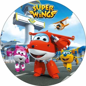 Opłatek na tort SUPER WINGS 20
